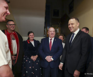 Para prezydencka kolędowała z góralami w Koniakowie