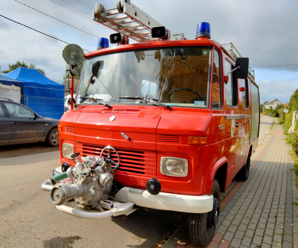 wóz strażacki osp klimy