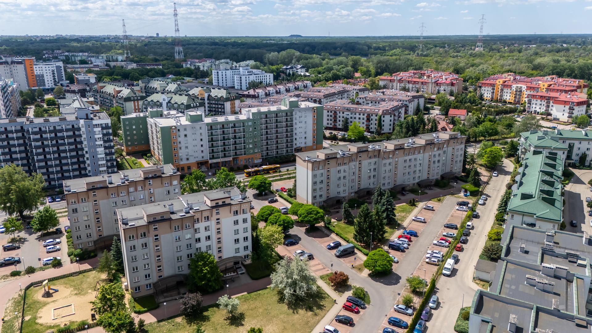 Osiedla wzdłuż ul. Światowida w Warszawie