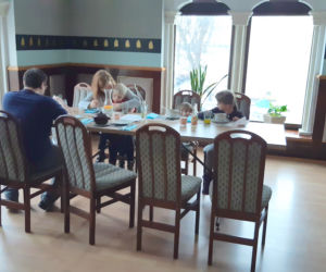 Restauracja zamieniła się w studio telewizyjne