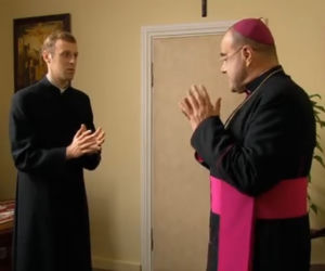 Ranczo 9 sezon. Proboszcz (Cezary Żak), ksiądz Maciej (Mateusz Rusin)