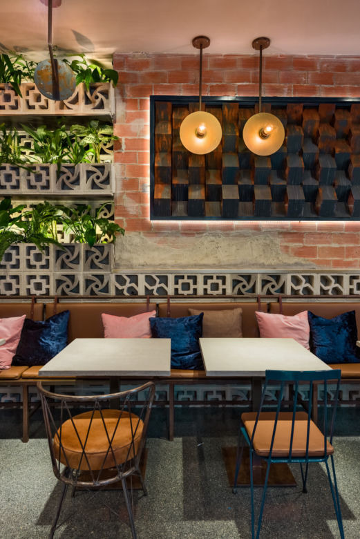 Wnętrze restauracji La Manera