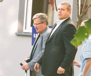 Prezydent też skręcił nogę