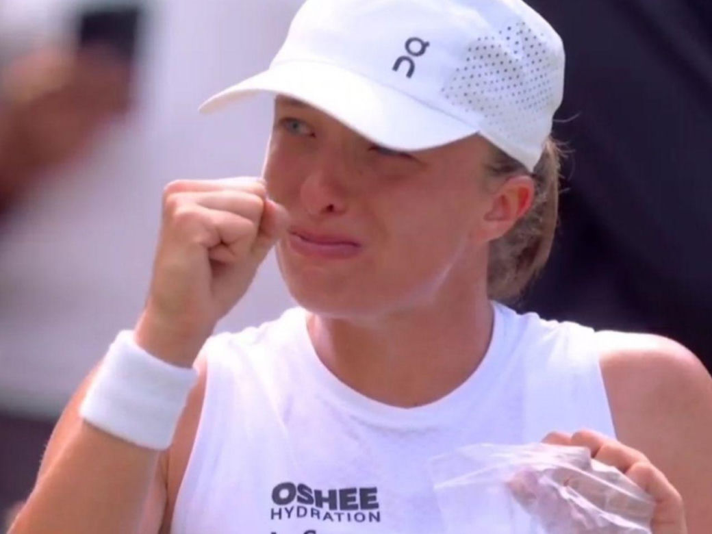 Wimbledon: Zapłakana Iga Świątek