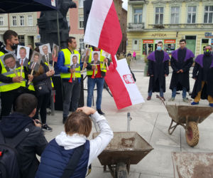 Protest rolników w Bydgoszczy 