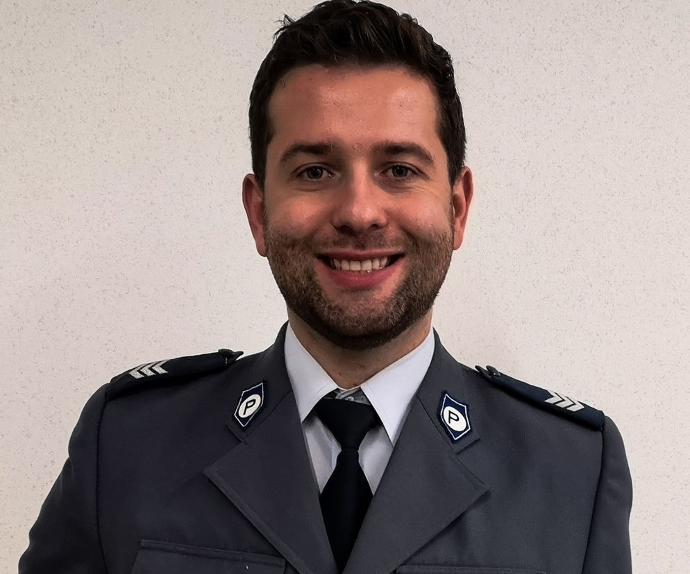 Policjant z Wasilkowa oddał 25 litrów krwi. Kamil Jania uhonorowany państwowym odznaczeniem