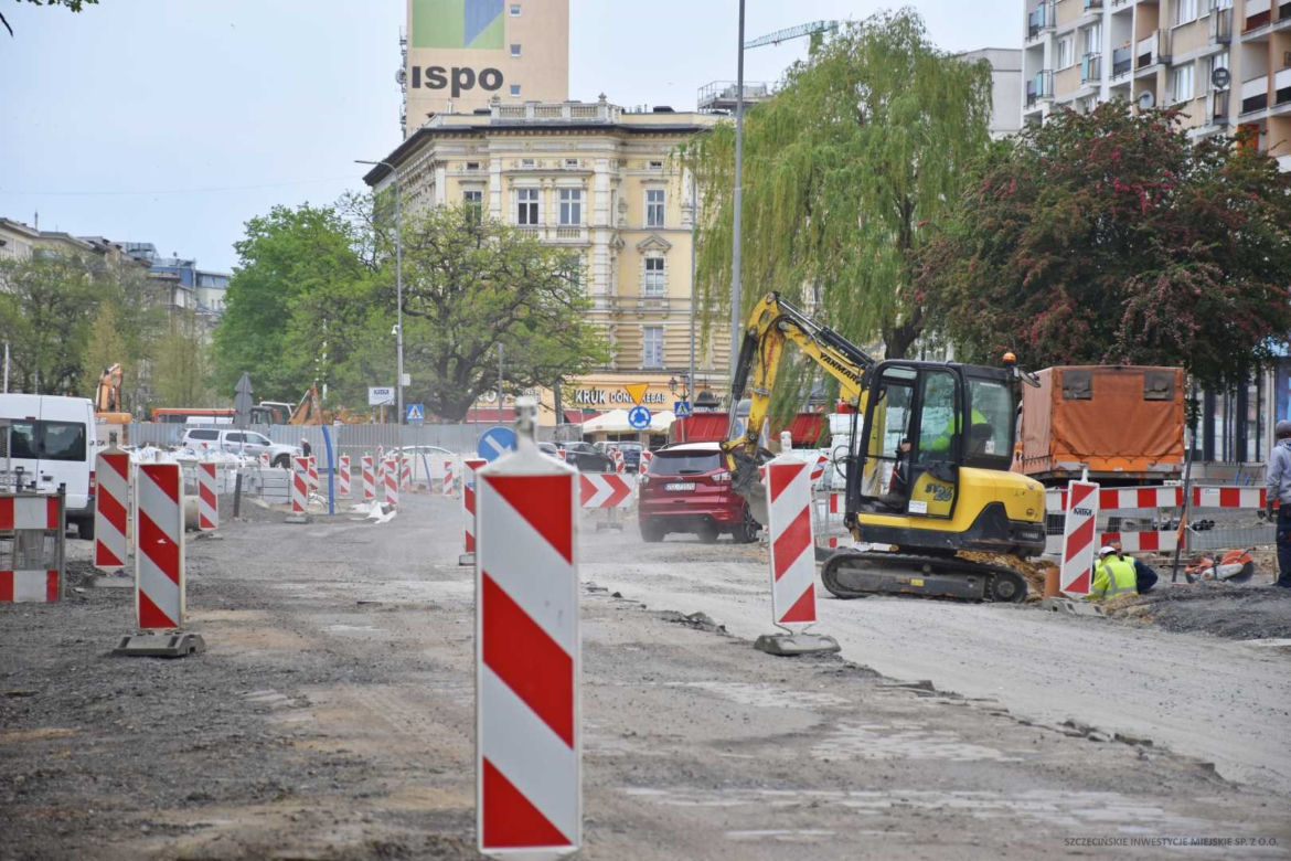 Przebudowa alei Wojska Polskiego - maj 2022