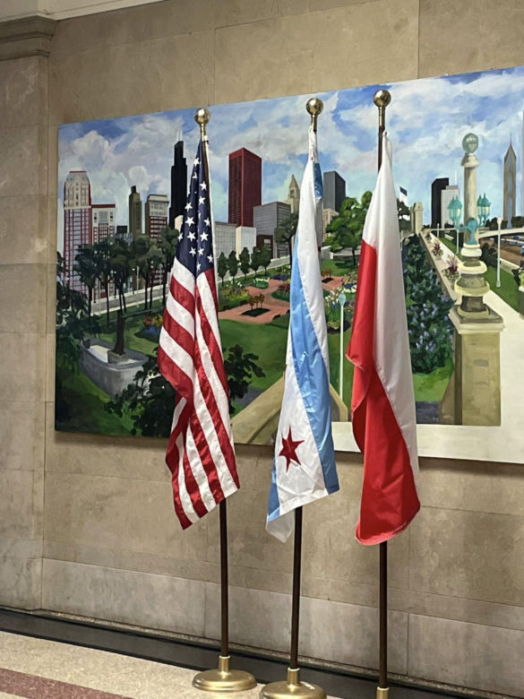 Śniadanie z okazji Miesiąca Dziedzictwa Polskiego u burmistrza Chicago