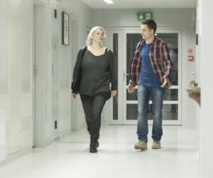 Przyjaciółki 7 sezon odc. 80. Patrycja (Joanna Liszowska), Michał (Marcin Rogacewicz)