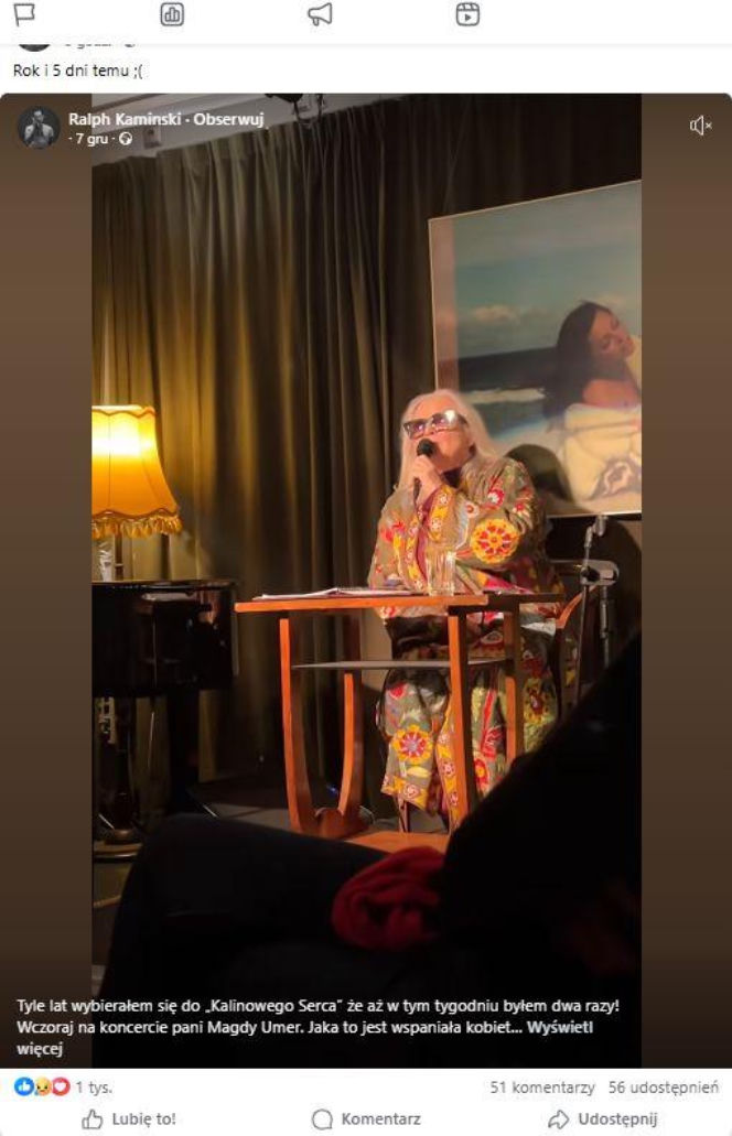 Magda Umer żegnana przez świat artystyczny