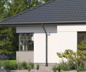 Flamingo iQ 150/100. Nowość w ofercie Budmat: największy kwadratowy system rynnowy