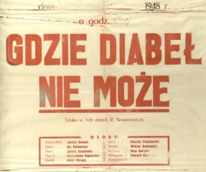Koszalin. Stare plakaty zapowiadające imprezy