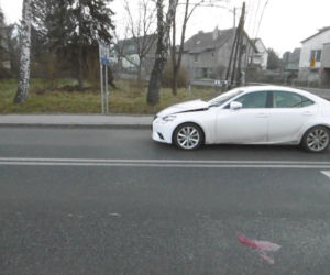 Wypadek na przejściu dla pieszych w Tuchowie