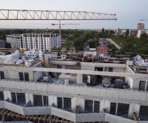 Wrocław. Pożar budynku przy ul. Rychtalskiej