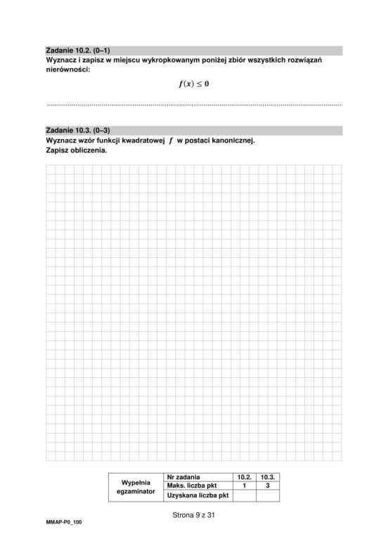 Matura 2023. Arkusz pokazowy matematyka