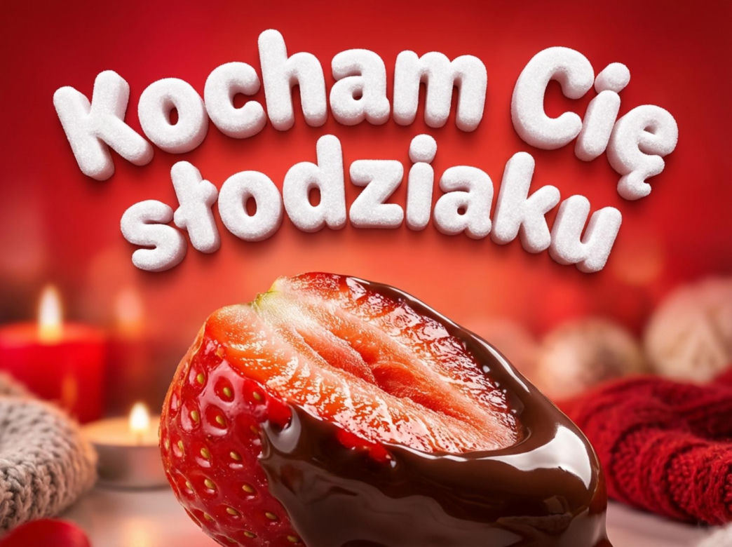 Kartki walentynkowe. Bądź moją Walentynką i kochaj mnie