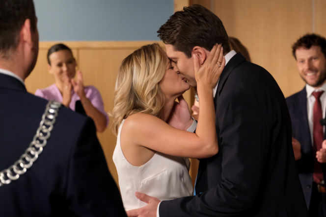 M jak miłość odc. 1903. Dima (Pszeniczny Michaił), Julia (Marta Chodorowska)