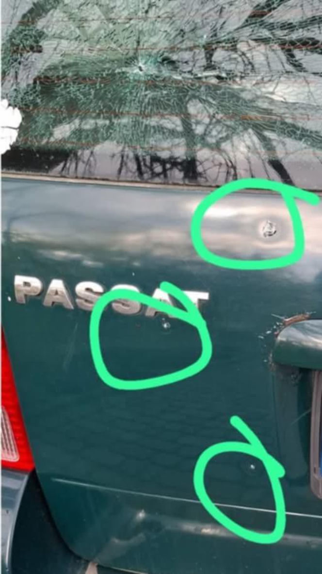 Zaparkowany samochód ostrzelany w Sokołowie Podlaskim?