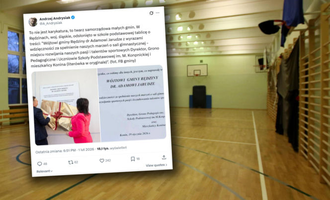 Hala otwarta z pompą, a tu taka gafa! Błędy na tablicy pamiątkowej aż kłują w oczy