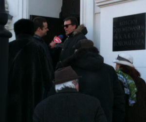 Pogrzeb Ireny Jarockiej - Wojciech Gąsowski