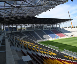 Trwa budowa Stadionu Miejskiego im. Floriana Krygiera w Szczecinie 