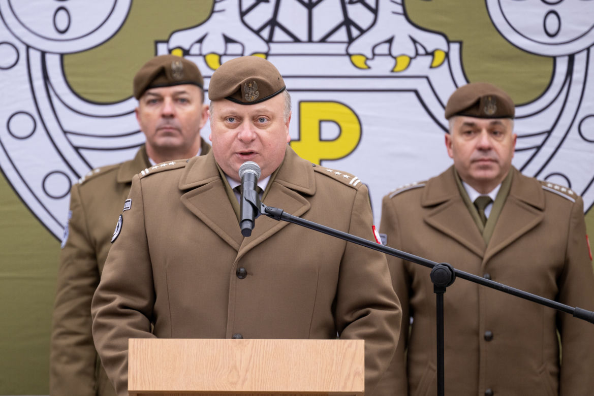 Przysięga terytorialsów w Poznaniu