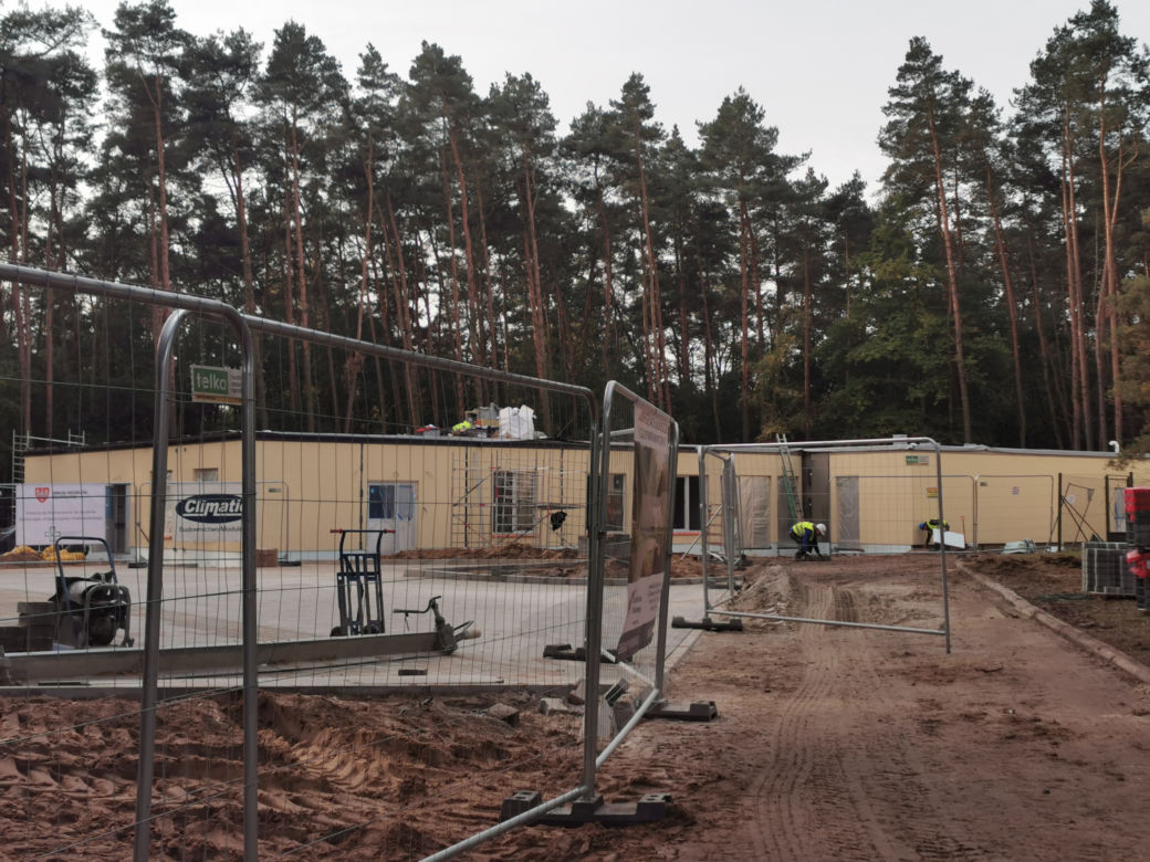 Modułowy budynek do rehabilitacji oddechowej w Wolicy 