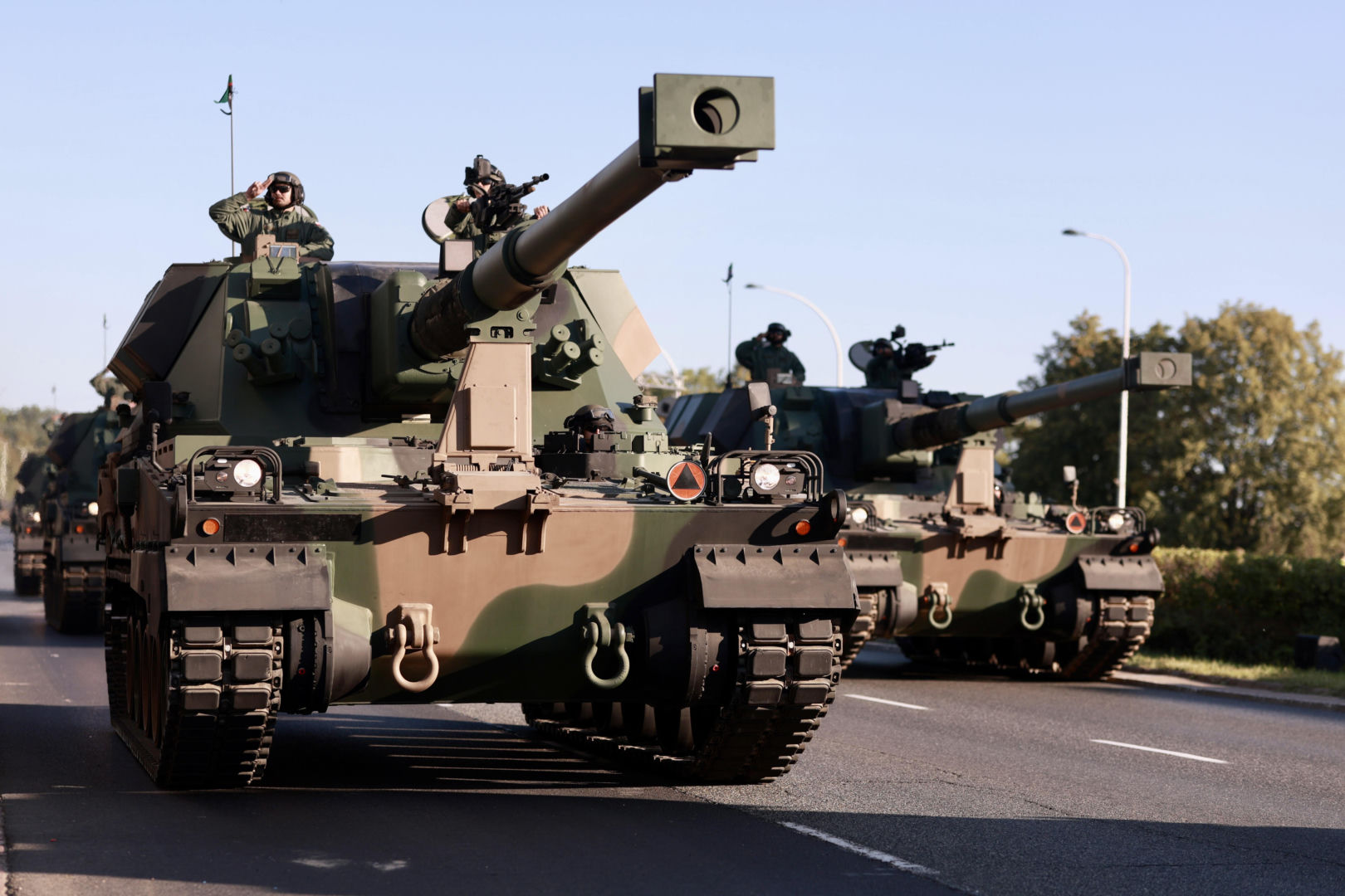 Próbna defilada w Warszawie