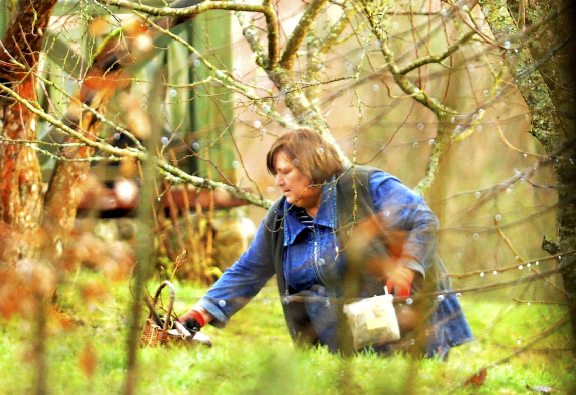 Anna Komorowska. Pierwsza dama jeździ taczką