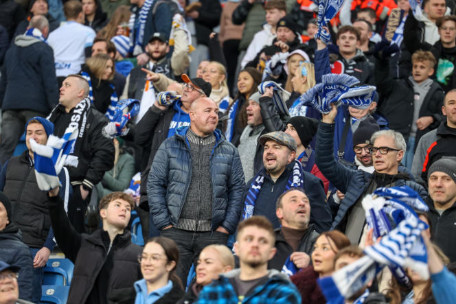 Lech Poznań - Raków Częstochowa: Zdjęcia kibiców z meczu 23. kolejki PKO BP Ekstraklasy