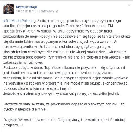 Mateusz Maga z Top Model zdradza kulisy życia prywatnego. Przeszedłem załamanie nerwowe