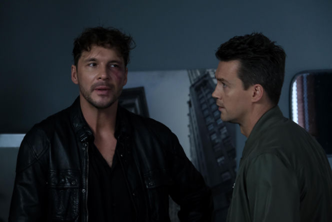 M jak miłość, odcinek 1923. Marcin (Mikołaj Roznerski), Jakub (Krzysztof Kwiatkowski)