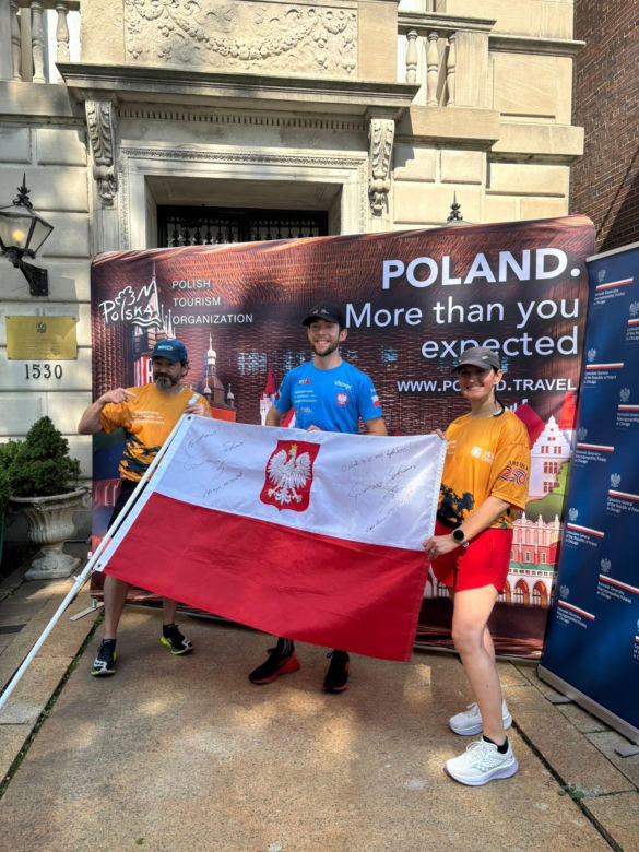Tomasz Sobania biegnie 50 maratonów w 50 stanach USA w 50 dni