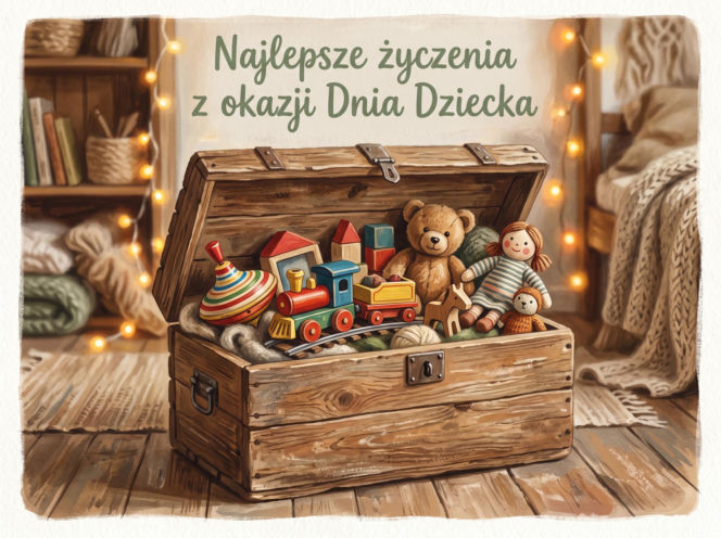 Kartka na Dzień Dziecka dorosłego dziecka