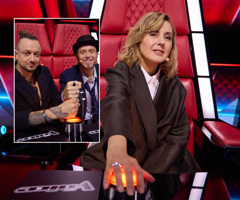 Edyta Bartosiewicz w The Voice of Poland. Obok miniatura z Baronem i Tomsonem. O emocjach w show przeczytasz na SE.