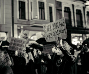 Strajk Kobiet w Toruniu 27.10.2020 - wtorkowy protest i blokada ulic