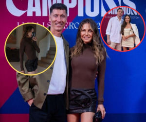 Anna Lewandowska w króciutkiej spódniczce na imprezie Barcelony! I ta obcisła bluzka [ZDJĘCIA]