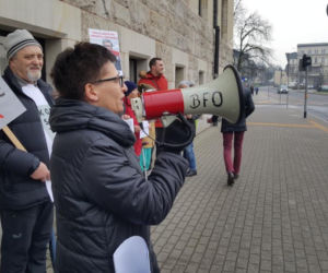 Protest przed sądem w Bydgoszczy. „Stoimy murem za niezawisłymi sędziami” 
