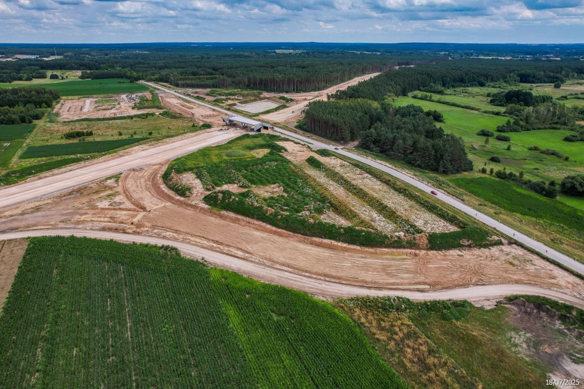 Budowa S-19 Malewice - Chlebczyn i nowego mostu na Bugu