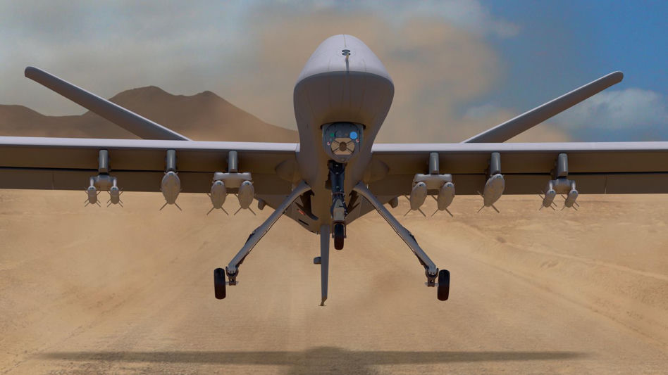 Uzbrojony MQ-9B SkyGuardian