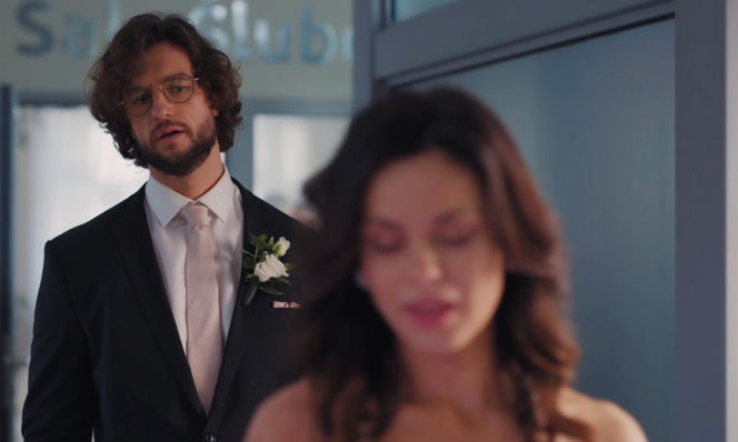 M jak miłość odc. 1924. Kasia (Paulina Lasota), Mariusz (Mateusz Mosiewicz)