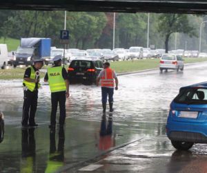 Ulewa nad Warszawą