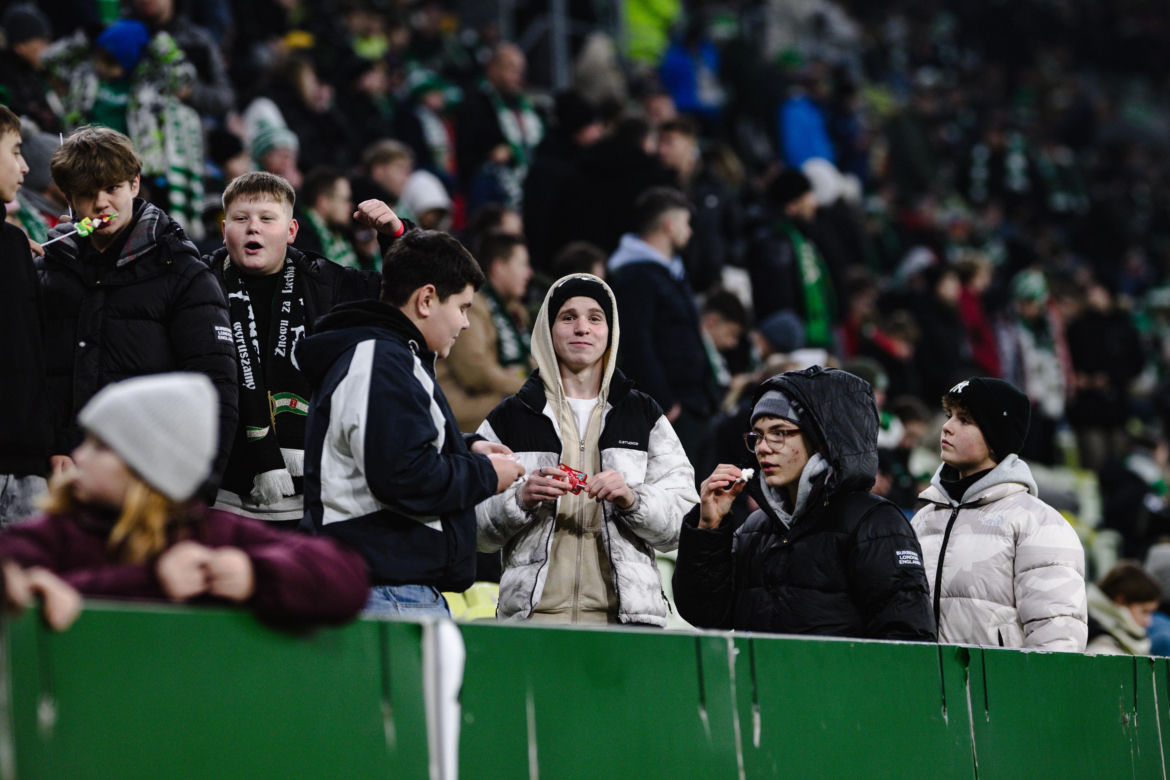 Lechia Gdańsk - Górnik Zabrze, zdjęcia kibiców i zawodników z meczu 18, kolejki PKO BP Ekstraklasy