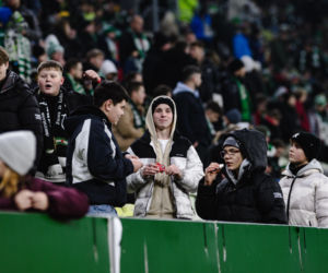 Lechia Gdańsk - Górnik Zabrze, zdjęcia kibiców i zawodników z meczu 18, kolejki PKO BP Ekstraklasy