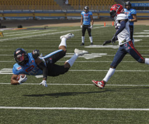 Futbol amerykański. Panthers Wrocław przegrali z Hamburg Sea Devils 23:26