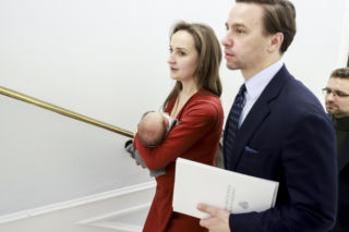 Bosakowie zabrali małego Stefanka do Sejmu