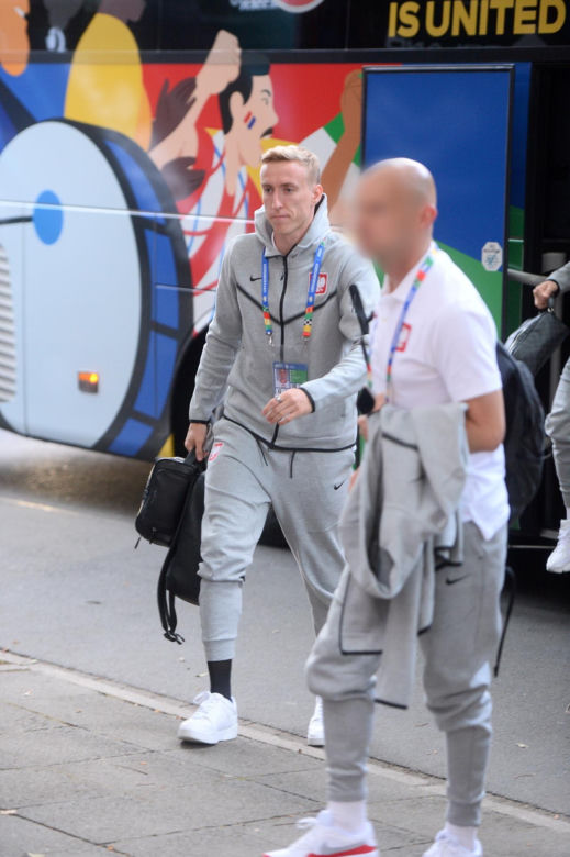 Powrót kadry do hotelu po meczu Euro 2024 z Holandią