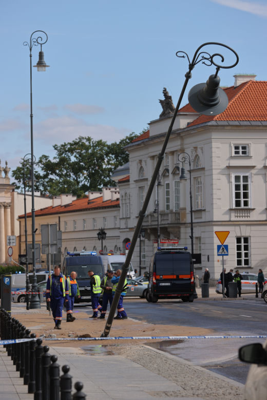 Wielka awaria wodociągowa w Śródmieściu