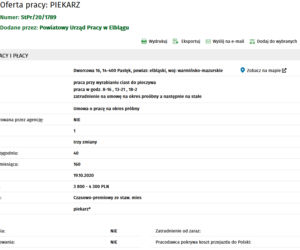 Praca w woj. warmińsko-mazurskim. Oferty z zarobkami powyżej 3 tys. złotych