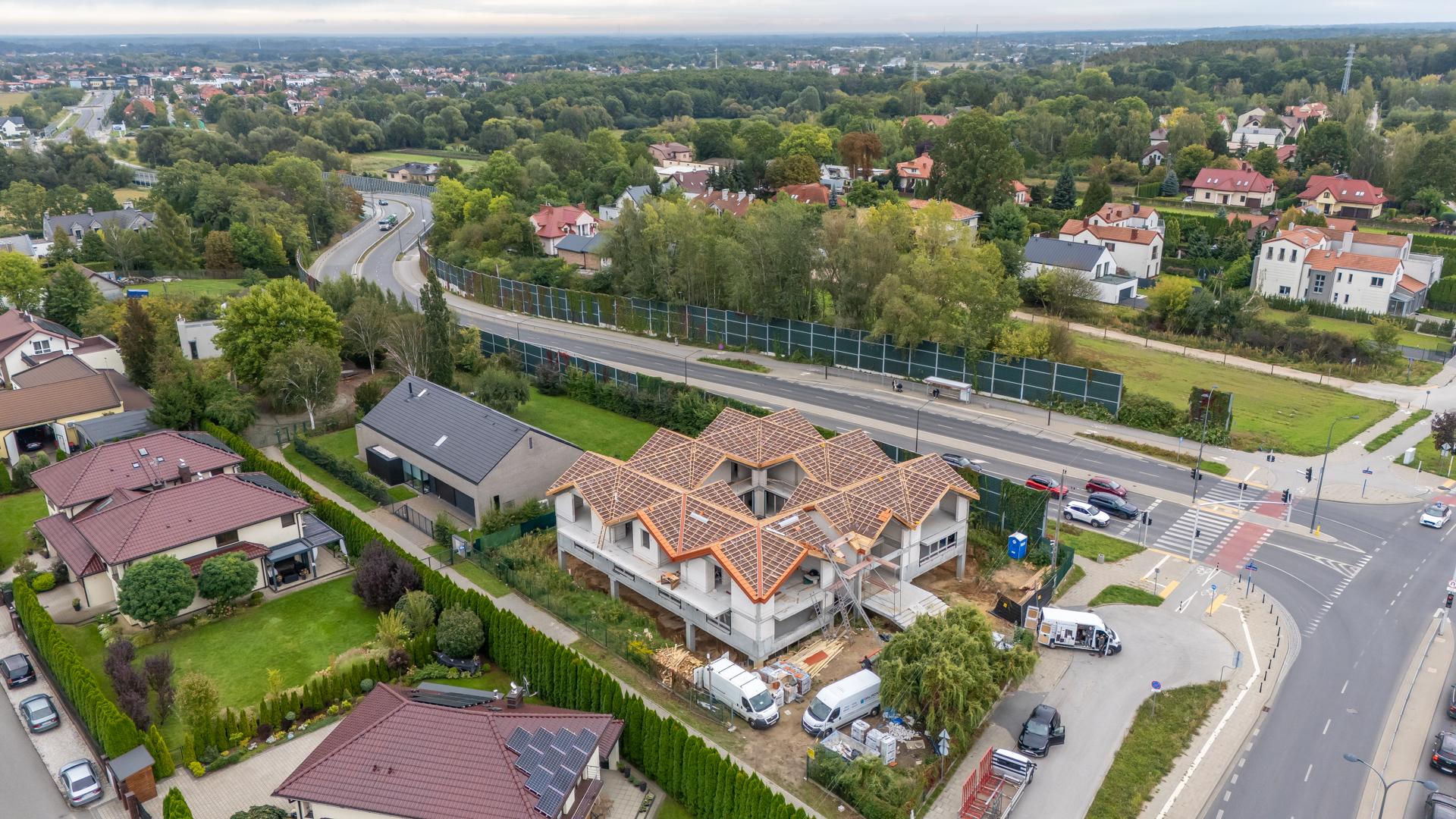 Plac budowy przy ul. Relaksowej 10A w Warszawie
